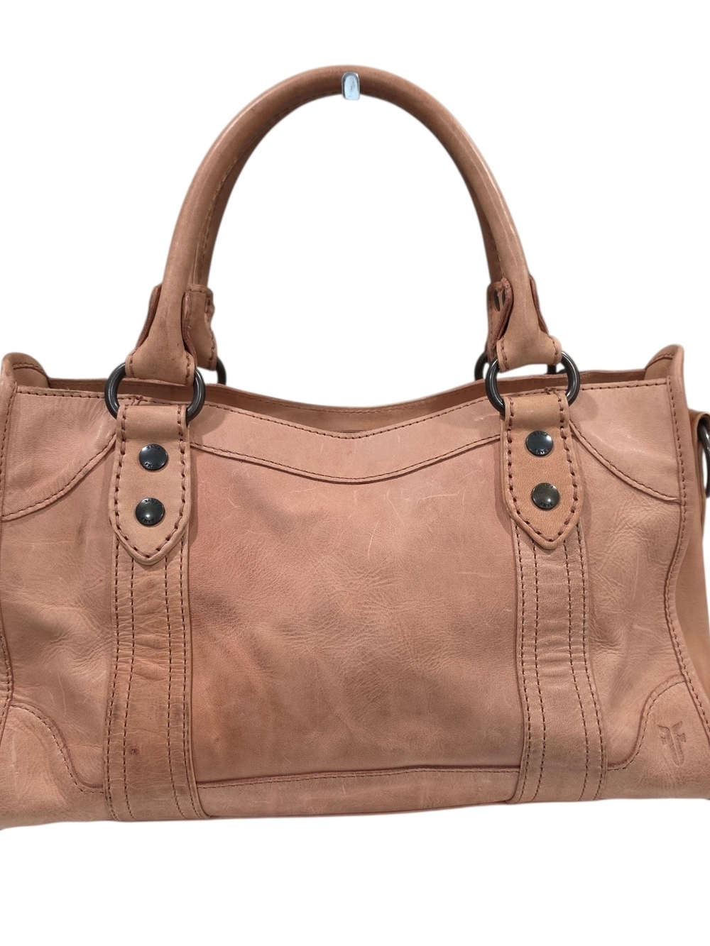 FRYE MELISSA LEATHER SATCHEL WITH MATCHING WALLET - Picture 3 of 12